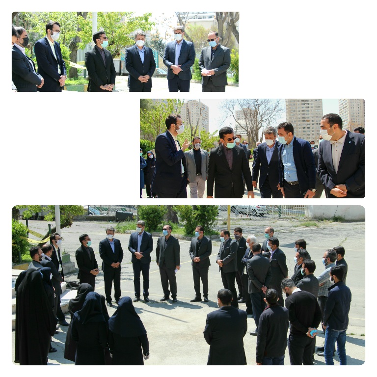 بازدید نوروزی جناب آقای مهندس قادری مدیرعامل شرکت سیاحتی از شرکت آموزش و تبریک سال نو به پرسنل این شرکت